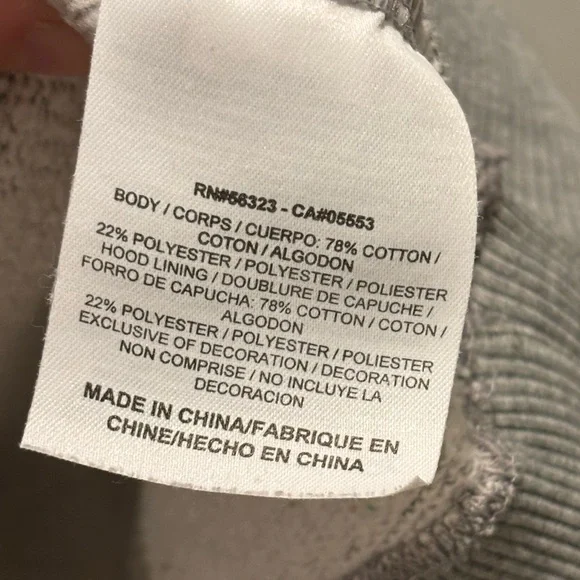 Grey Nike hoodie with embroidered swoosh - Picture 6 of 7